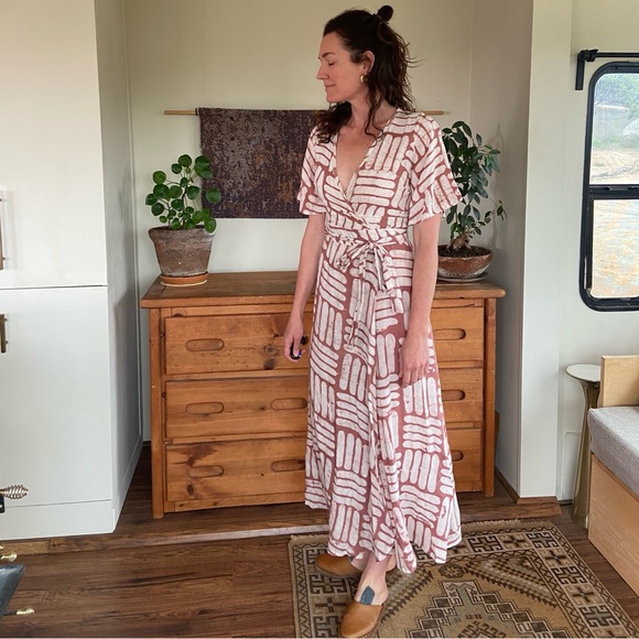 Osei Duro tulip dress in pink basket - Picture 6 of 8